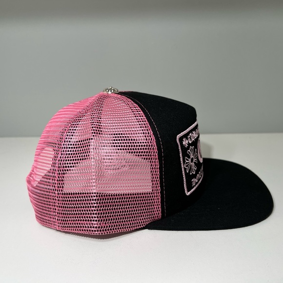 Chrome Hearts Trucker Hat - VIP EXCLUSIVE BLACK & PINK - Picture 4 of 16